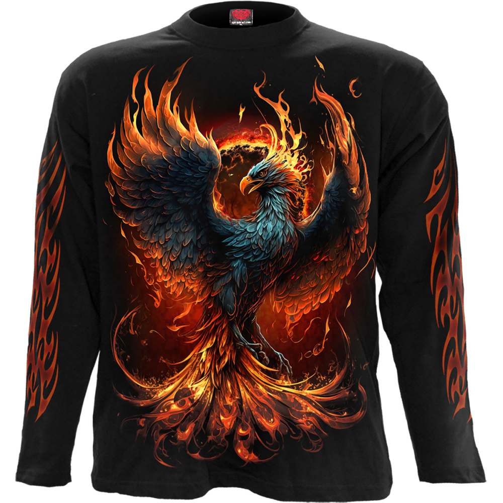 Spiral - Ashes Reborn Lange ärmel top - Schwarz